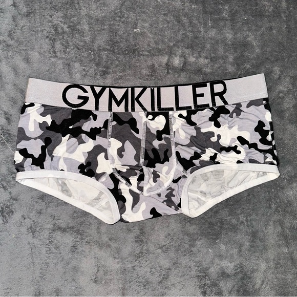 Gymkiller - Men’s Boxer Briefs - Black/Camo - XL - Picture 5 of 7